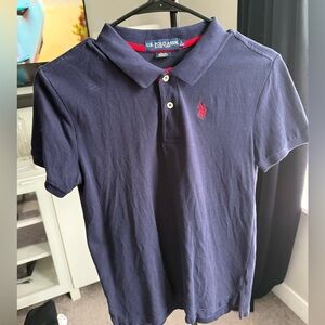 U.S. Polo Assn. Navy Kids Polo Shirt - Sz 10/12